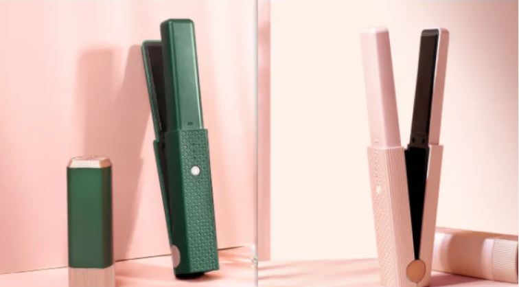 2-in-1 Hair Straightening Comb & Curling Wand