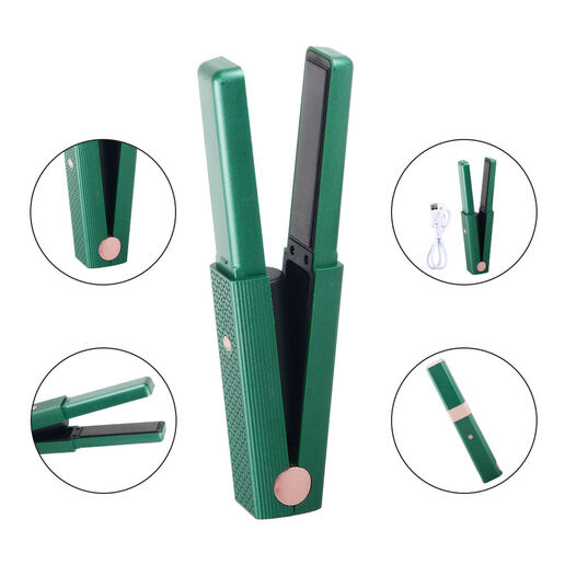 2-in-1 Hair Straightening Comb & Curling Wand