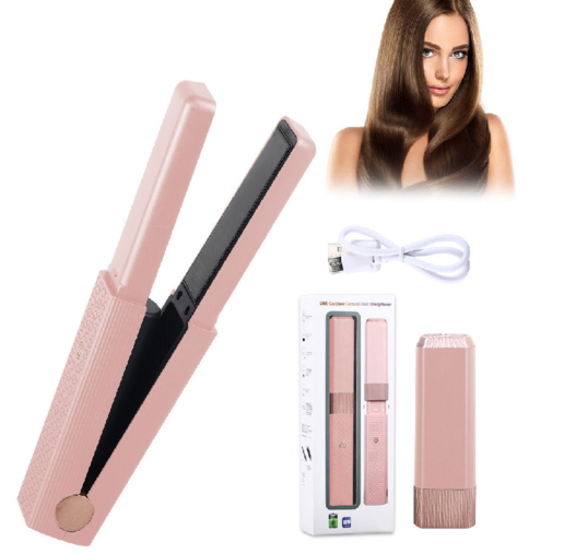 2-in-1 Hair Straightening Comb & Curling Wand