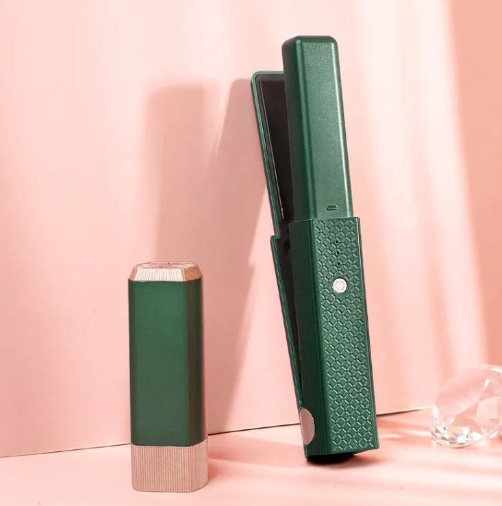 2-in-1 Hair Straightening Comb & Curling Wand